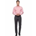 thumbnail image 3 of Allsense Men's Regular-Fit Long-Sleeve Dress Shirt, Pink, Medium, 3 of 4