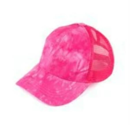 CC Watercolor Messy Bun Trucker Cap