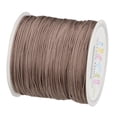 thumbnail image 1 of Abbracc 90m/roll Macrame Cord Nylon Cord briaded string beading thread Brown, 1 of 9