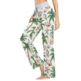 thumbnail image 3 of Ckdifva Shells Palm Trees Womens Sleep Pajama Pants Waistband Lounge Sleepwear Pjs Sweatpants Yoga Pants, 3 of 7