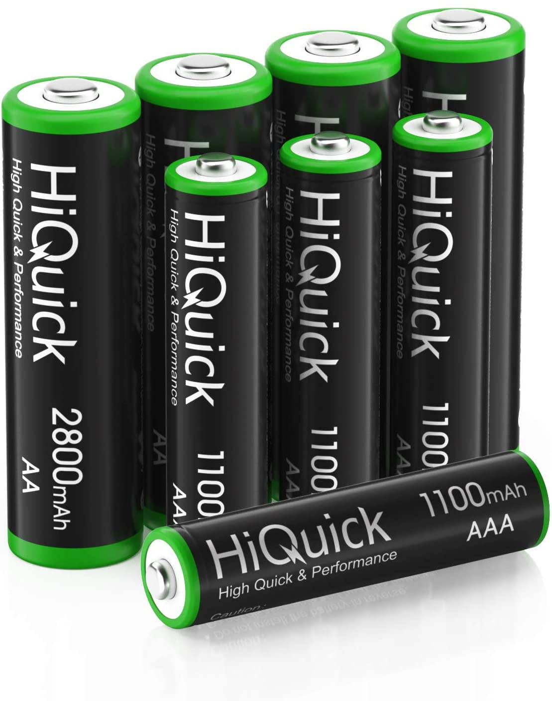 HiQuick AA AAA Rechargeable Batteries Combo 2800mAh AA Rechargeable