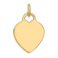 thumbnail image 1 of FB Jewels 14K Yellow Gold Heart Disc Charm, 1 of 3