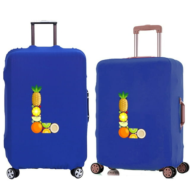 Suitcase Protective Cover Trolley Travel Suitcase Elastic Dustroof Cover Apply To 18-28 Inch Luggage Fruit Series Pattern 8fruit L M