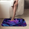 thumbnail image 4 of 1pc Colorful Leaves Absorbent Non-Slip Bathroom Thickened Flannel Rug Decor,Soft,Quick Drying,Suitable For Indoor/outdoor Use,Bathrooms,Bedrooms,Kitchens,Terrace,Laundry Rooms,16"x24", 4 of 9