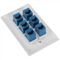 thumbnail image 5 of 10X Placa de Pared Ethernet 6 de 6 Puertos, Placa de Pared Ethernet Hembra-Hembra Extraíble Compatible con Cat7 / 6 / 6E / 5 / 5E, 5 of 5