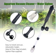 Aquarium Gravel Battery Fish Tank Vacuum Siphon Cleaner Pump Water Filter