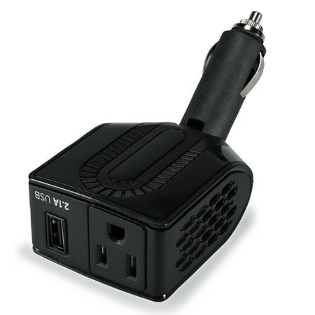Onn 160-Watt Power Inverter With 2.1A Usb