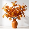 thumbnail image 4 of SIfdSeng Flocked Maple Leaf Realistic Fall for Home and Seasonal Arrangements, 4 of 6