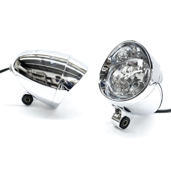 Krator Chrome Motorcycle Passing Light Bar & Turn Signals For Honda VT Shadow Ace Classic 500 700 750 1100