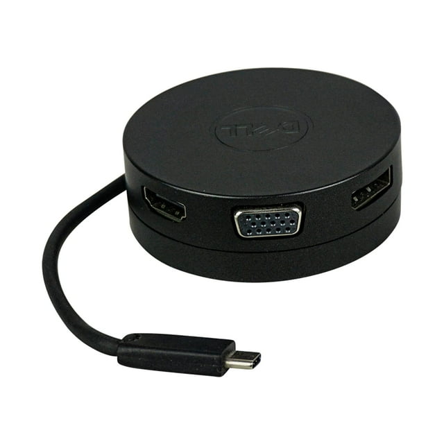 Adaptador portátil USB-C Dell DA300 negro