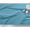 thumbnail image 2 of Soimoi Cotton Duck Fabric Geometric Scale Design,Floral & Ogee Damask Print Fabric by Yard 42 Inch Wide, 2 of 4