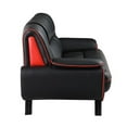 thumbnail image 5 of Titan Furnishings 40" Modern Leather Upholstered Chair in Black, 5 of 11