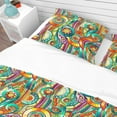 thumbnail image 4 of Designart 'Tribal Doddle Ethnic Pattern Mosaic Elements' Bohemian & Eclectic Duvet Cover Set, 4 of 4