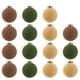 thumbnail image 2 of 15 Bolas Navideñas de Terciopelo con Adornos de Plástico Flocado | Fáciles de Colgar | Atractivo Multidimensional | Duraderas | Versátiles | 15 Piezas, 2 of 7