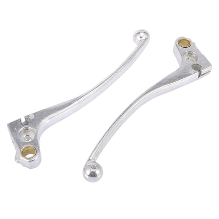 Unique Bargains 2Pcs Aluminum Alloy Motorcycle Left Brake Clutch Handle Lever for CBT