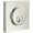 Brass, variant on Baldwin 8220055 Contemporary Square Deadbolt, Polished Nickel with Lifetime