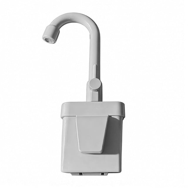 Lttoisl Kids Pretend Play Kitchen Sink Faucet Toy, Rotatable with Running Water Simulation, Electric Water Circulation, Realistic Role Play Toddler Gift, Plastic Material