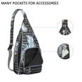 thumbnail image 4 of Classic Bohemian Sling Backpack - Timeless Paisley Print Shoulder Bag, Multi-Functional Pack for Cycling & Hiking, 4 of 4