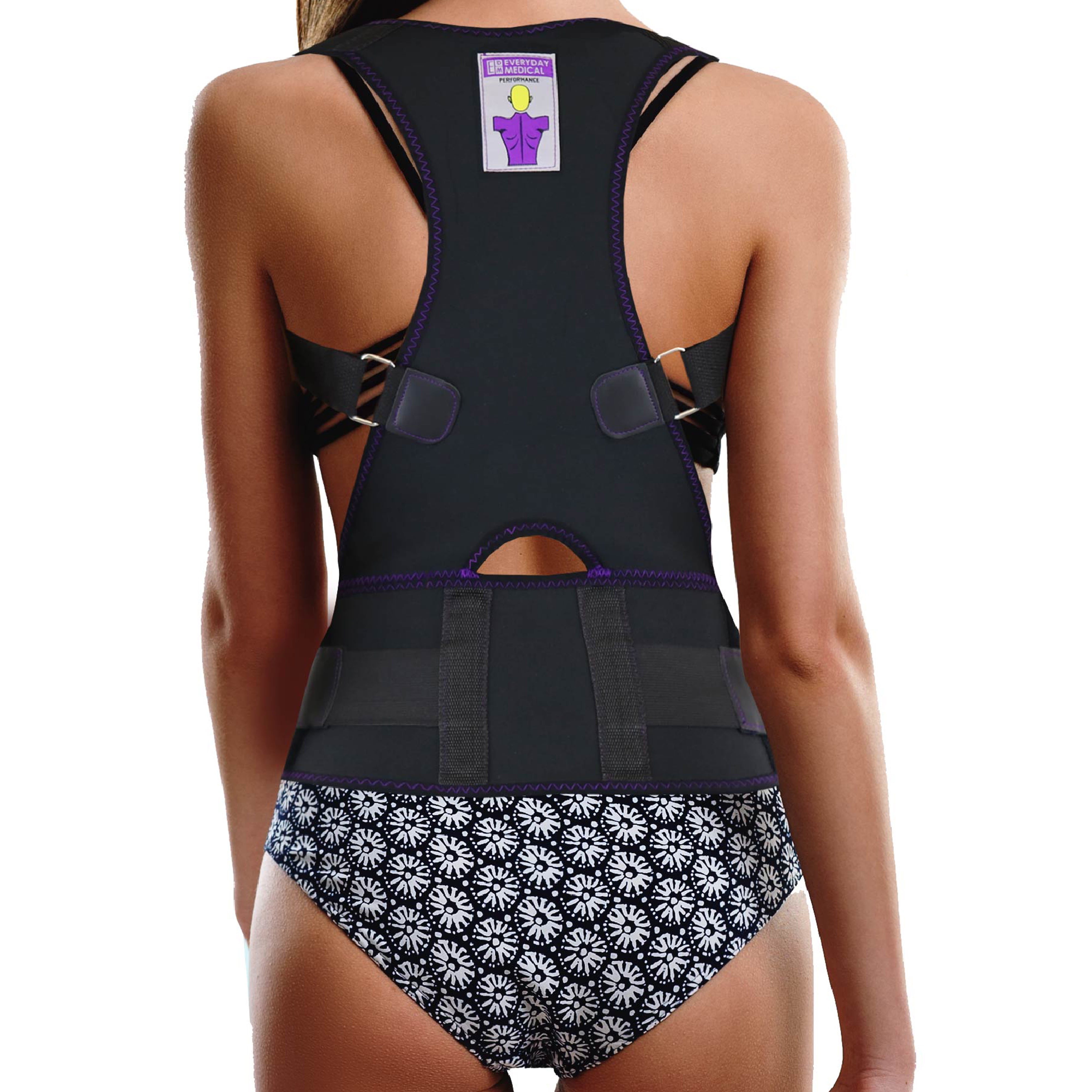 Posture Corrector Brace by Everyday Medical I Shoulder, Back, and
