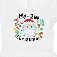 thumbnail image 4 of Inktastic My Second Christmas Santa with Candy Canes Girls Toddler Dress, 4 of 5