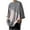 Gray, variant on Men's Casual Fashion Short Sleeve Crew Neck Shirt with Sleeve Snaps