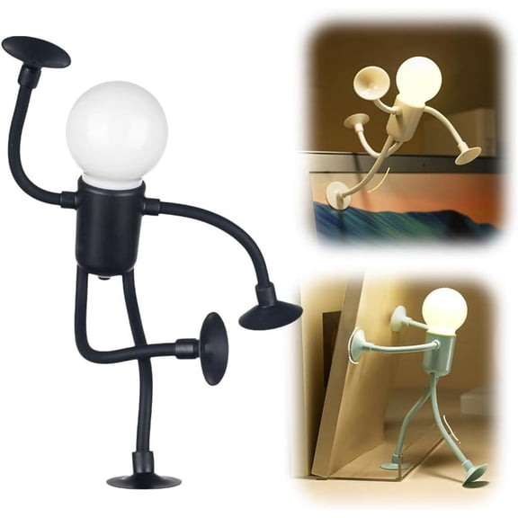 QenASHaing Changeable Shape Funny Sportsman Night Light, DIY Adjustable LED Night Lamp, Creative Decorative Light for Kids Adults Bedroom Bathroom Hallway Kitchen Room Decor