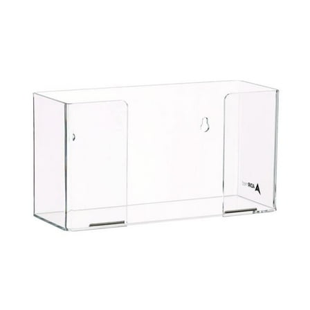 AdirMed ALHI90201 Acrylic Glove Dispenser, Single Box Capacity, 10.2 x 3.5 x 5.3, Clear