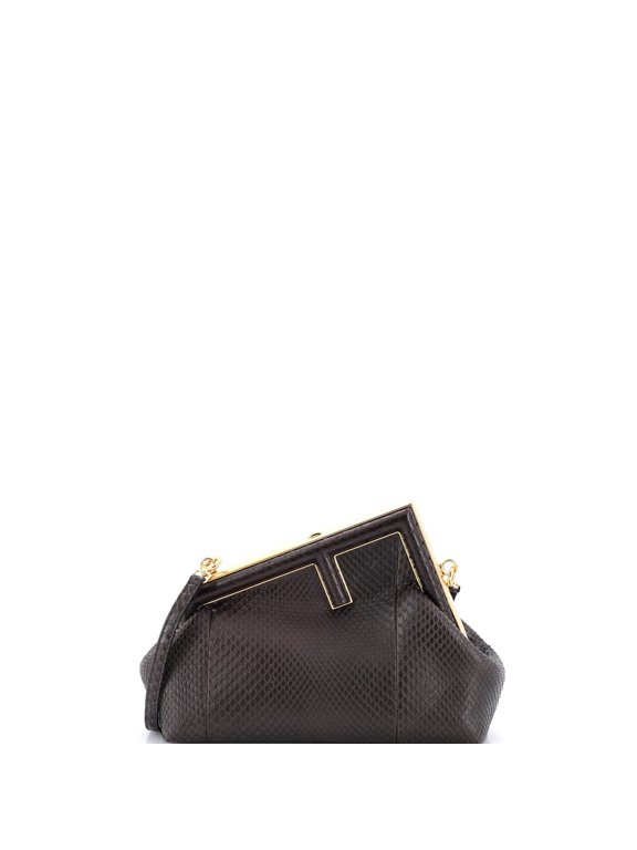 Pre-Owned First Bag Python Small By Rebag
