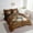 Black Brown, variant on 7 Piece 3D Leopard Bed In A Bag King,Grey Leopard Print Comforter Set,Animal Bedding Set,Jungle Cheetah Quilt with Flat Fitted Sheet,Wildlife Abstract Art Pillow Covers