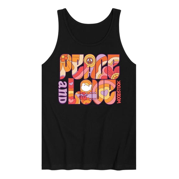 Woodstock - Hippie Retro - Peace & Love - Men's Jersey Tank Top