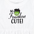 thumbnail image 4 of Inktastic Halloween So Franken Cute Girls Baby Dress, 4 of 5