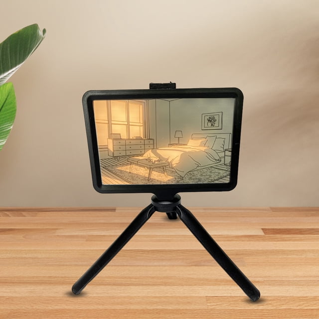 Luz Lámpara de pintura para dormitorio, luz de ambiente alimentada por USB para regalos del hogar (F)