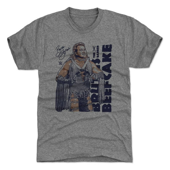 Men's 500 Level Gray Brutus -The Barber- Beefcake Premium Tri-Blend T-Shirt