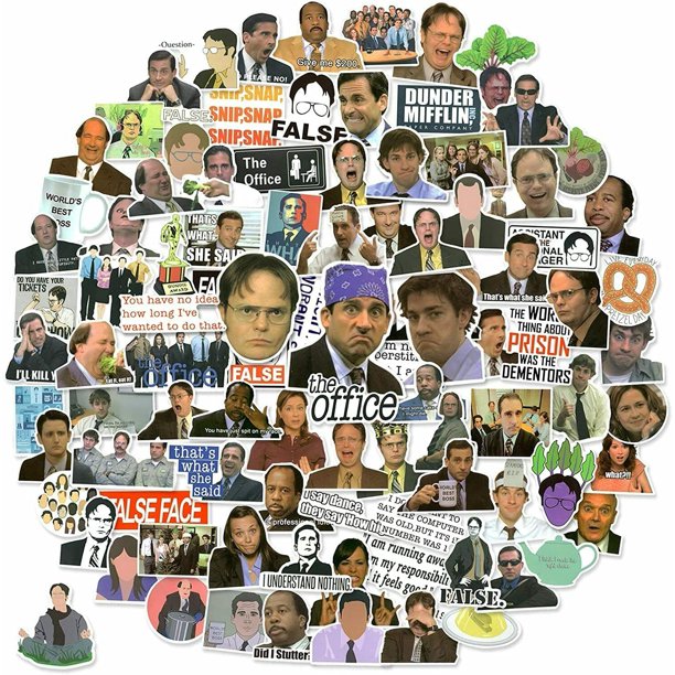 Dunder Mifflin Paper Company Logo Sticker Decal (The Office Funny tv Show)  3 x 4 inch c