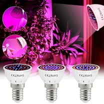 LED Plant Grow Light under $5! CQCYD LED Plant Growth Lamp, E14 Red Blue Spectral Plant Light Bulb, Indoor Plant Grow Light for Succulents Herbs, Energy Saving Flower Gardening Lamp