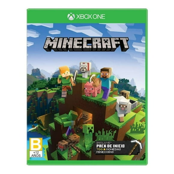 Minecraft Starter Edition Xbox One Minecraft 700 Minecoins Paquete de Iniciación