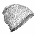 thumbnail image 1 of Snail Unisex Beanie, Hand Drawing Spiral Shells, Hiking Outdoors, White Charcoal Grey, by Ambesonne, 1 of 1