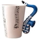 thumbnail image 2 of Xihbxyly Compras en línea Tazas de café para músicos: 10 diseños Taza de guitarra Corazón de guitarra, 2 of 2