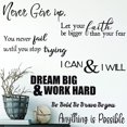 thumbnail image 4 of English Quotes Wall Sticker PVC Decorative Sticker for Home Decoration, 4 of 9