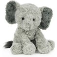 thumbnail image 1 of Cow, Stuffed Animal For Ages 1 And Up, Spring Decor Plush Toy, Cream/blue, 10, 1 of 5