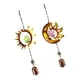 thumbnail image 5 of 3D Sun / Moon Wind Hilanderos Colgantes Home Garden Yard Decoración Ornamento - 1 Dom Macarena Spinner de viento de metal, 5 of 8