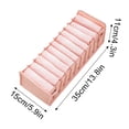 thumbnail image 3 of Wovilon Underwear Storage Box With Compartments Socks Bra Underpants Folding Drawer Type Underwear Storage Box, 3 of 5