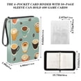 thumbnail image 3 of ALAZA Coffee with Love Trading Card Binder 4 Pocket Cards Collection Album 400 Folder Holder, 3 of 6