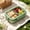 Multicolor_New#1764, variant on Bento Box Lunch Box with 3 Compartments, Reusable Snack Container and Plastic Utensils, 720ml, Multicolor, 1 Piece