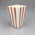 thumbnail image 5 of HOOWIFFY Movie Theater Snack Boxes 24Pcs Card Paper Vertical Stripe Rose Gold, 5 of 8