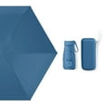 thumbnail image 1 of yeacher Compact Haze Blue Folding Sun Protection Umbrella with Card Holder - Lightweight & Travel-Friendly Design for All Ages, 1 of 6
