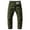 Green@GC@, variant on CONZONE Mens Cargo Pants Solid Color Y2K Buttons Straight Leg Cargo Pants for Men Lightweight Relaxed Fit Streetwear Workout Trousers With Pockets