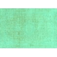 thumbnail image 1 of Ahgly Company Indoor Rectangle Abstract Turquoise Blue Modern Area Rugs, 2' x 5', 1 of 1
