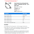 thumbnail image 2 of Front Control Arm and Sway Bar End Link Kit - Compatible with 2007 - 2014 GMC Yukon 2008 2009 2010 2011 2012 2013, 2 of 2