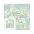 thumbnail image 6 of NextWall  Cherry Blossom Grove and Stick Wallpaper 20.5 in. W x 18 ft. L - Blue Mist & Green Tea, 6 of 7